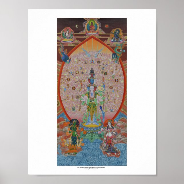 Thousand-Armed Avalokiteshvara Poster (Front)