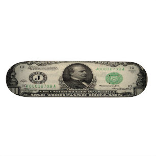 Thousand Dollar Bill Money Currency Skateboards