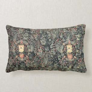 Thousand Flowers Mediaeval Tapestry Lumbar Cushion