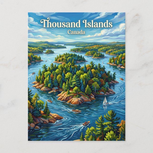 Thousand Islands Canada Postcard (Front)