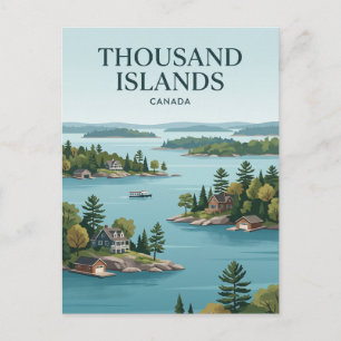 Thousand Islands Canada Postcard