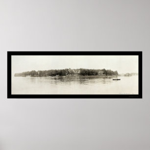 Thousand Islands NY Photo 1909 Poster