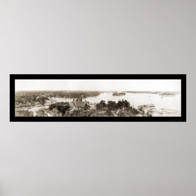 Thousand Islands NY Photo 1912 Poster (Front)