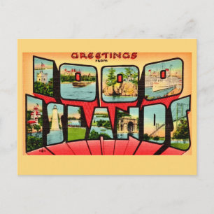 Thousand Islands NY Vintage Postcard