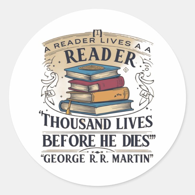 Thousand Lives Sticker (Front)