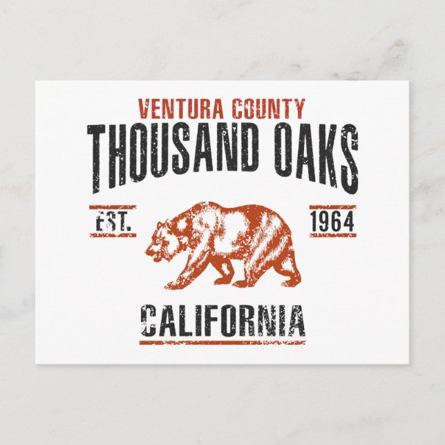 Thousand Oaks Postcard (Front)