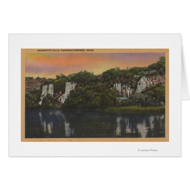 Thousand Springs, IDView of Quartette Falls (Front Horizontal)