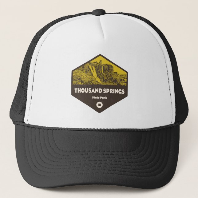 Thousand Springs State Park Idaho Trucker Hat (Front)