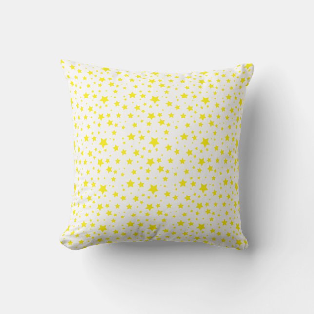 Thousand tiny yellow stars cushion (Front)
