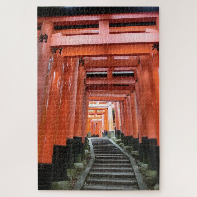 Thousand Torii Gates Jigsaw Puzzle (Vertical)