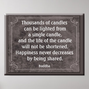 Thousands of Candles - Buddha - Art Print