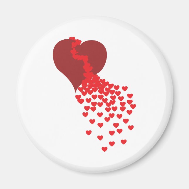 Thousands Of Hearts Magnet (Front)