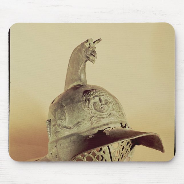 Thracian gladiator's helmet mouse mat (Front)