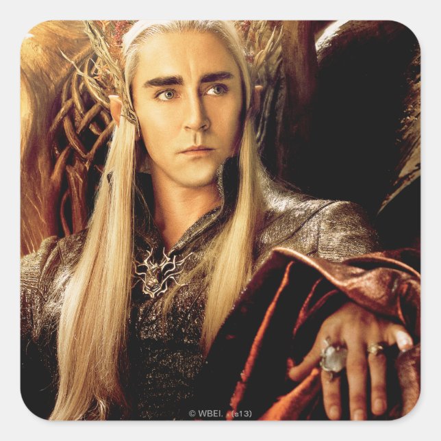 Thranduil Movie Poster Square Sticker (Front)