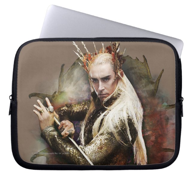 Thranduil With Sword Laptop Sleeve (Front)