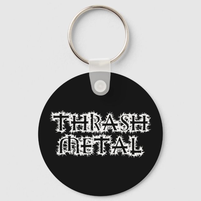 Thrash Metal Key Ring (Front)