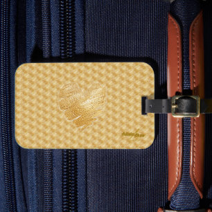 Thread of Gold Luggage Tag