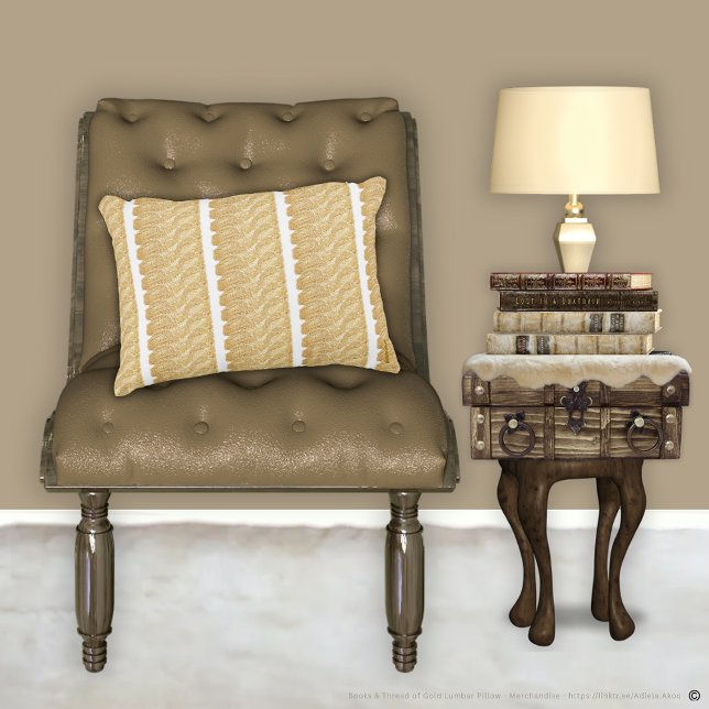 Thread of Gold Throw Pillow (Thread of Gold Lumbar Pillow designd by Poet Adiela Akoo. Love it? GET it! Shop my store 4 gr8t buys)