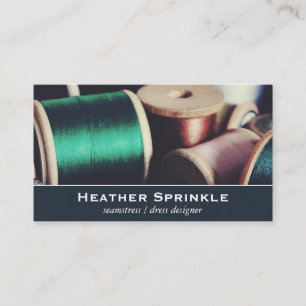Thread Reels   Seamstress Business Card