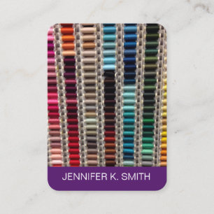 Thread Seamstress Tailor Sewing Fashion Design Business Card