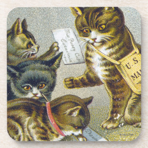 Thread Trade Card, 1880 Coaster
