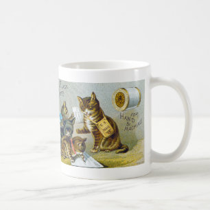 Thread Trade Card, 1880 Coffee Mug
