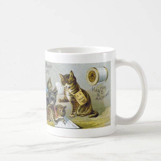 Thread Trade Card, 1880 Coffee Mug (Right)