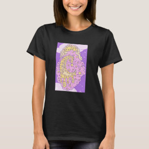 Threadless Aidadaism Custard Cat Melting On A Clou T-Shirt