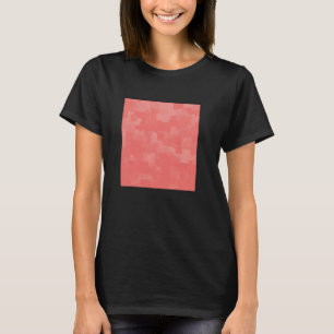 Threadless Emeline Squares Within Squares Coral Gr T-Shirt