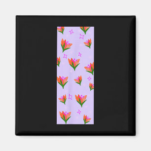 Threadless Floresta Moon Flowers Yoga Mat Graphic Magnet