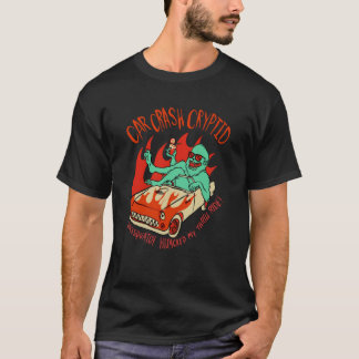Threadless Lemon Yeti Car Crash Cryptid Graphic T-Shirt