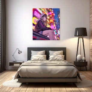 [Threads Limited Illustration Poster] Sushi Musume Photo Print