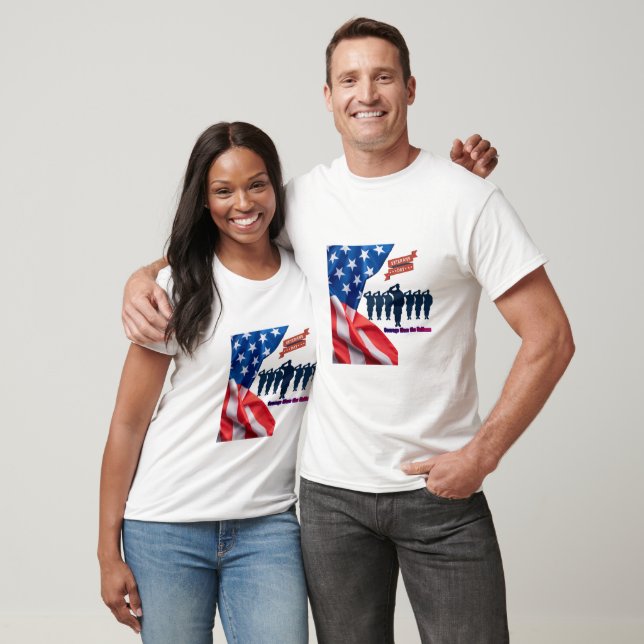 Threads of patriots pride white T-Shirt (Unisex)