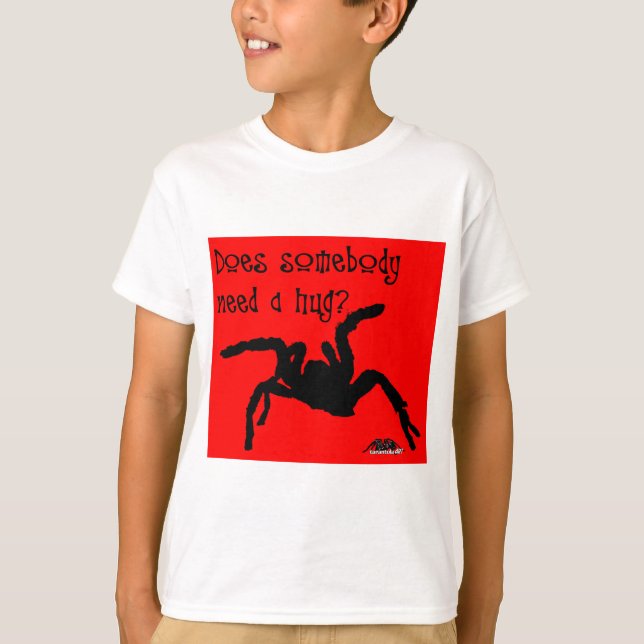Threatening Stance - Tarantula Art Design 7 T-Shirt (Front)