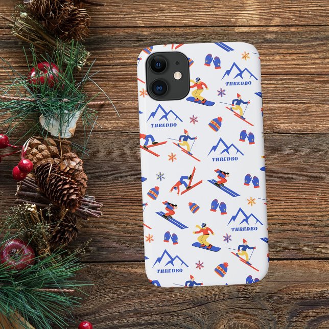 Thredbo Australia Ski Snowboard Pattern Case-Mate iPhone Case (Creator Uploaded)