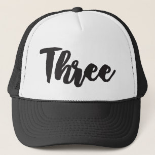 Three 3rd Birthday Third Birthday My 3 year old Trucker Hat