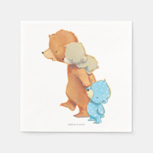Three Adorable Bear Friends Napkin