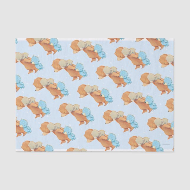 Three Adorable Bear Friends Tissue Paper (Front)
