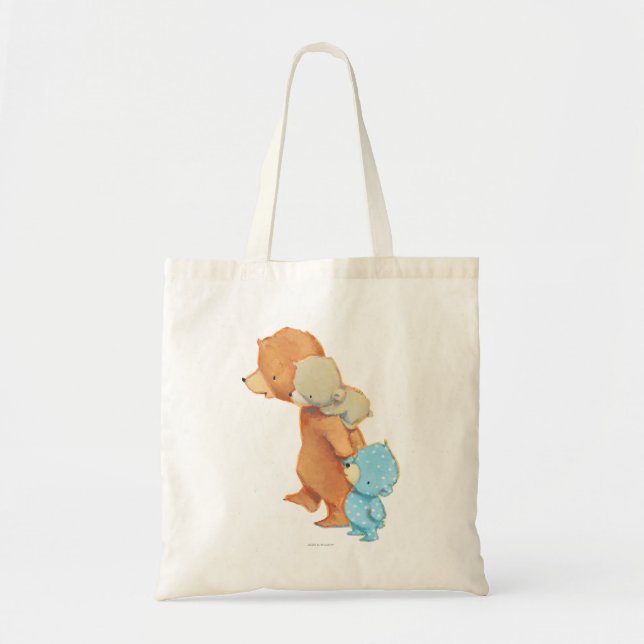 Three Adorable Bear Friends Tote Bag (Front)