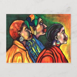 Three African American Women Postcard