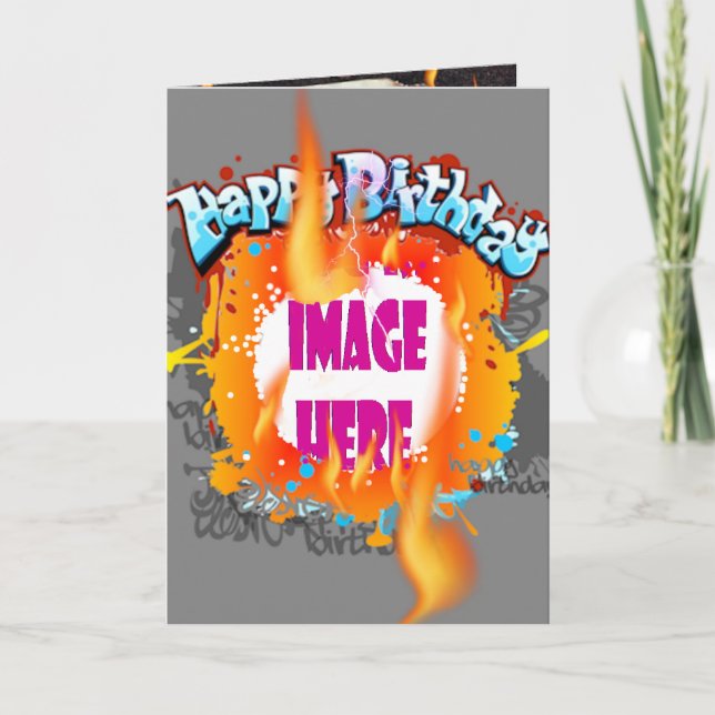 Three Alarm Birthday Card (Front)
