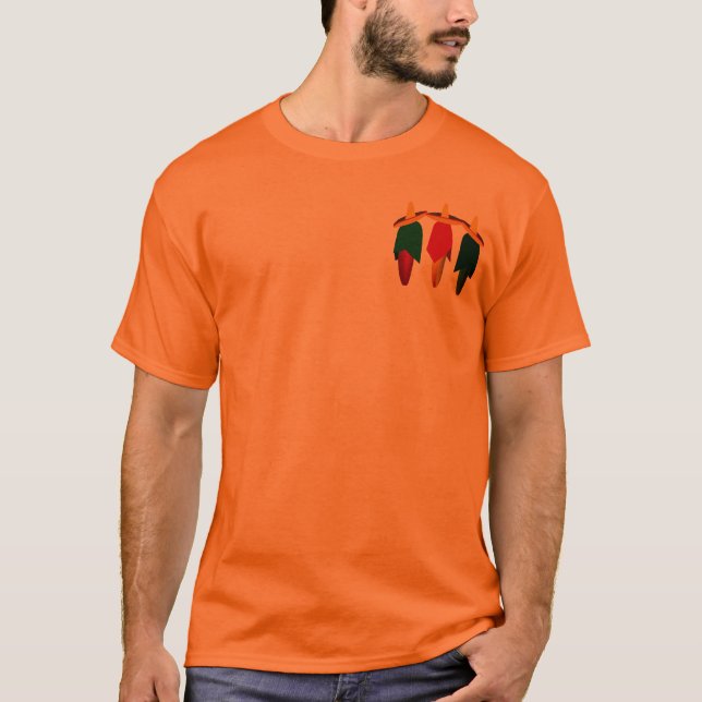 Three Amigo Hot Peppers T-shirt (Front)