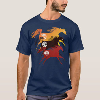 Three Ancient Horses  T-Shirt