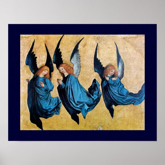 THREE ANGELS IN BLUE POSTER (Front)