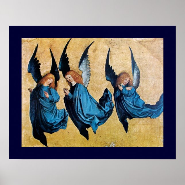THREE ANGELS IN BLUE POSTER (Front)
