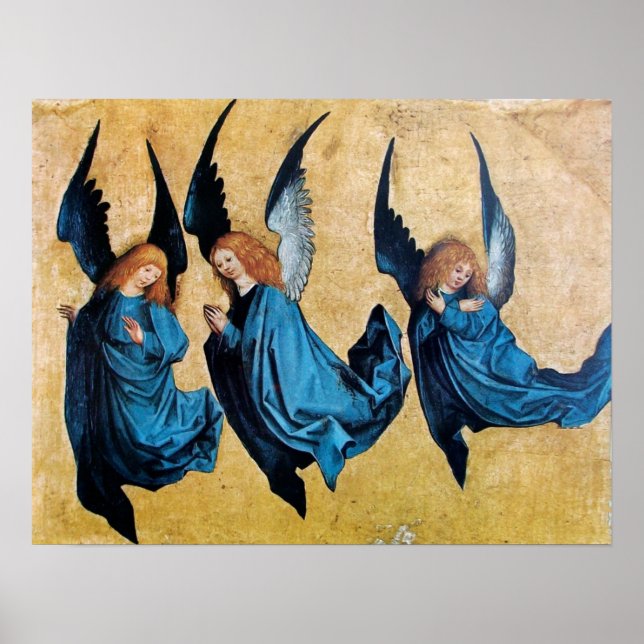 THREE ANGELS IN BLUE POSTER (Front)
