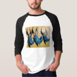 THREE ANGELS IN BLUE T-Shirt<br><div class="desc">Elegant,  artistic and classic design rielaborated from a Renaissance painting.</div>