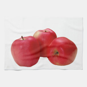 "Three apples" design kitchen towels