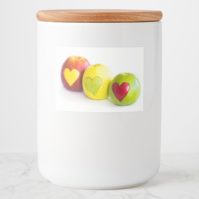 Three apples food label (Front)