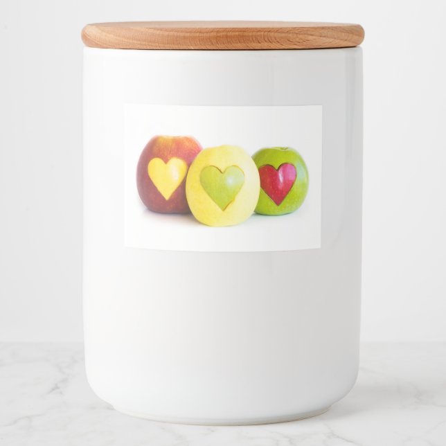 Three apples food label (Front)